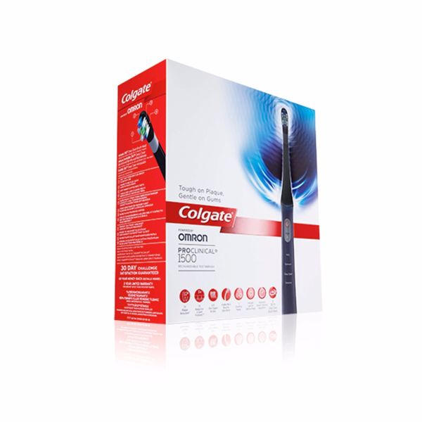 The Colgate® ProClinical® 1500 electric toothbrush