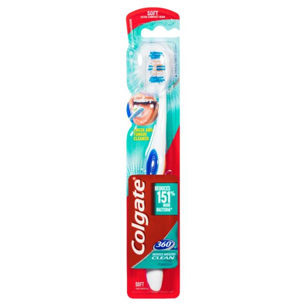 Colgate 360° Ultra Compact Toothbrush Soft 1Pk