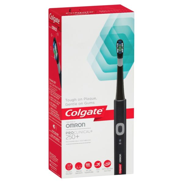 Colgate Pro Clinical 250+ Toothbrush Black