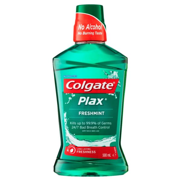 Colgate Plax Mouthwash Freshmint 500mL